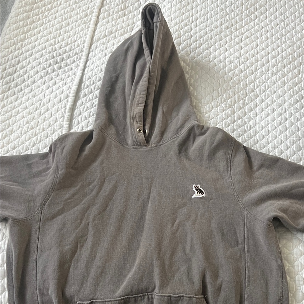 Gray Hoodie with Owl Logo